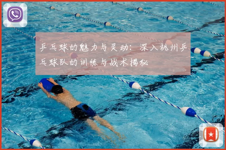 乒乓球的魅力与灵动:深入杭州乒乓球队的训练与战术揭秘