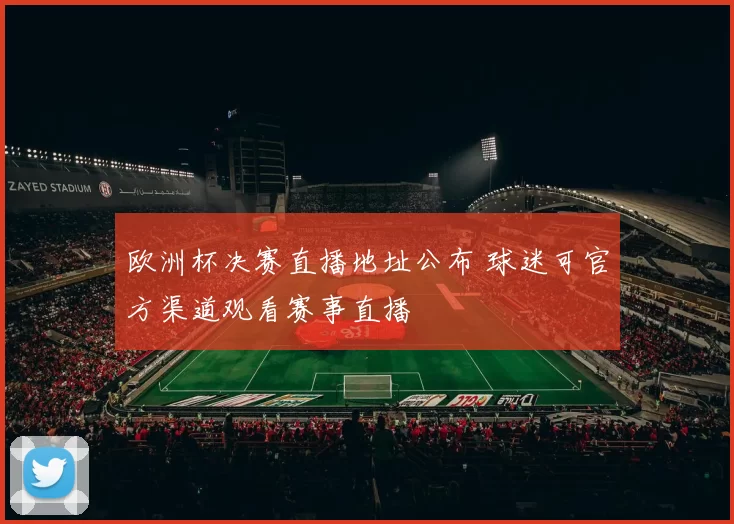 欧洲杯决赛直播地址公布 球迷可官方渠道观看赛事直播