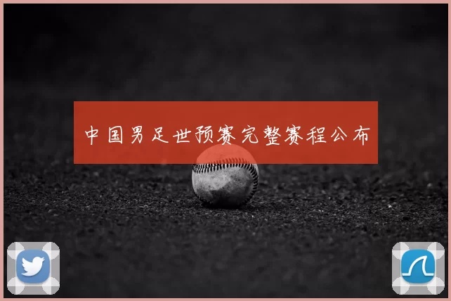 中国男足世预赛完整赛程公布